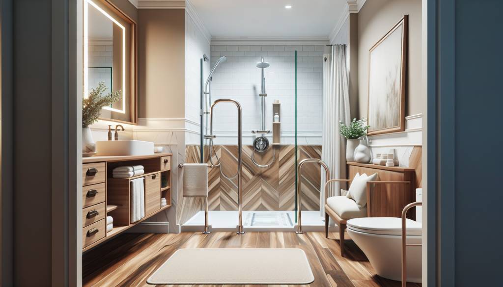 Concevoir une salle de bain alliant design et accessibilité pour les seniors