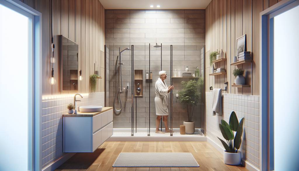 Installation de douche italienne senior : sécurité et design dans la salle de bain moderne